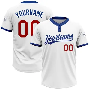 High Quality Sublimation Custom made you own design sublimation digital print stitched baseball uniform team jersey