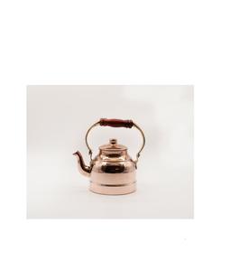 <b>Stovetop</b> ready copper <b>kettle</b> with thick bottom and polished look perfect for boiling water and serving hot drinks daily - Product Image 1