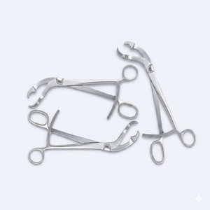 Juego de 3 Pinzas Ortopédicas Profesionales Verbrugge para Sujeción de Huesos, Pinza de Reducción Ósea de Acero Inoxidable, Set Quirúrgico - Product Image 3