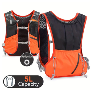 เสื้อกั๊กใส่วิ่งของผู้ชายเสื้อแจ็กเก็ตซับในผ้าไนลอนลายตัวอักษรเปิดปิด - Product Image 2