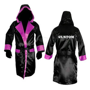 2025 Custom Comfortable <b>Boxing</b> Gown with Hood Private Label OEM Services Available - Product Image 3