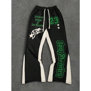 Pantalons de sport en maille 3D personnalisés, respirants et tendance, style décontracté européen et américain pour adultes et enfants - Product Image 1