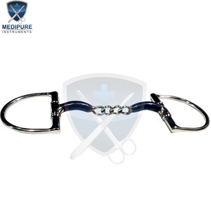 Bocado de Acero Inoxidable para Caballos, Equipo Ecuestre, Bocado de Anillo en D, Bocado Pelham, Hackamore para Control de Equitación - Product Image 6