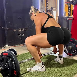 Venta al por mayor de personalización de 3 piezas de ropa activa Set Mujeres Gimnasio Entrenamiento Conjuntos de yoga sin costuras - Product Image 3