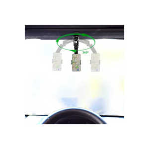 Support de téléphone universel pour tableau de bord de voiture avec bras flexible Acrobat - Noir - Neuf - Pour les voyages en avion - Product Image 5