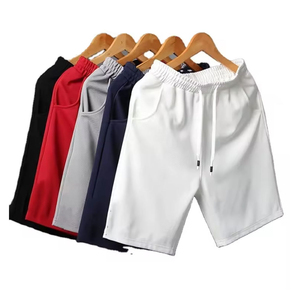Pantalones cortos de lona de estilo urbano para hombre, personalizados al por mayor, verano, playa, correr, talla grande, secado rápido, transpirable - Product Image 1