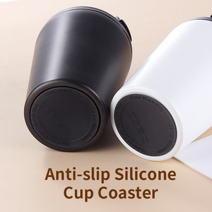 12oz 304 thép không gỉ hai lớp cách nhiệt du lịch xe cà phê Mug uống cốc đo <span class=keywords><strong>cup</strong></span> với trực tiếp uống nắp - Product Image 5