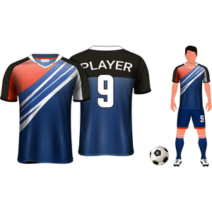 Camiseta de entrenamiento de jugador de fútbol superventas de alta calidad, conjunto de camisetas de fútbol, ropa deportiva, uniforme de equipo de fútbol para adultos - Product Image 1