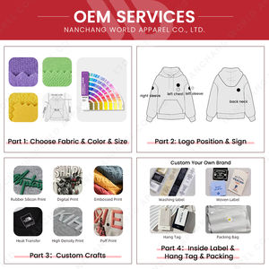 Otoño-Invierno Hombres Aparte Wash HoodedCustom Grey Full Zip Hoodie Hombres Pullover Fitness Cotton 320gsm Hoodie - Product Image 5