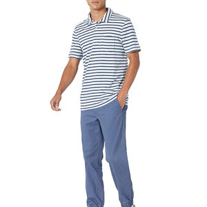 Logo personnalisé impression hommes pour Polo haute qualité 100% coton respirant Jersey courte longueur tenue décontracté taille XL - Product Image 5