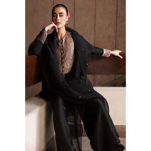 Colección Festiva Hussain Rehar '25 CHAR-TC-967 Vestido Pakistaní Salwar Kameez Choli Lehenga Choli Material de Rayón Georgette Lawn - Product Image 4