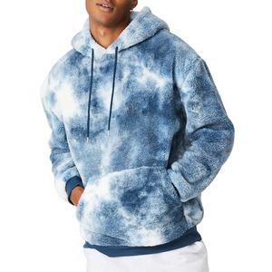 Sweats à capuche en polaire sherpa imprimés, poids lourd, pour unisexe, manches longues, hiver, imperméable, respirant, fermeture éclair, chaud, fourrure - Product Image 2