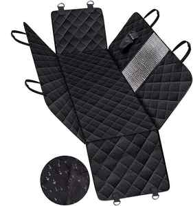 Hot Selling Jean Material <b>Car</b> <b>Seat</b> Covers with Print Pattern 100% Waterproof Scratch-Proof Side Flaps Customizable Dog Hammock - Product Image 1