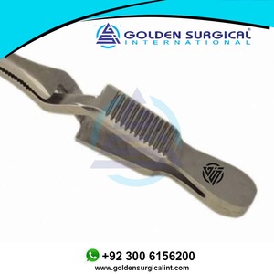 Pinzas Dieffenbach Serrefine de 2.25 Pulgadas con Mecanismo de Cierre Automático, Acero Inoxidable, Puntas Redondas, Rectas - Product Image 3