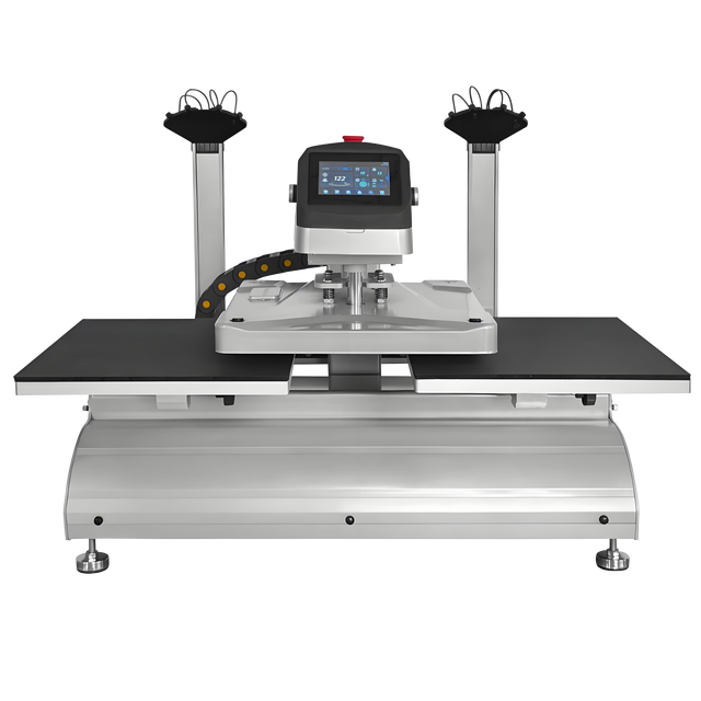 Fully Automatic Electric Double Station Heat Press Machine with Smart Recipe Control, One-Touch Operation, 40*50cm
