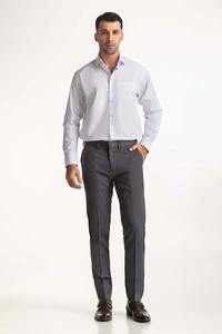 เสื้อเชิ้ตผู้ชายสไตล์ลำลองทันสมัย ผ้าฝ้าย 100% เนื้อนุ่ม สวมใส่สบาย เหมาะสำหรับใส่ทำงาน ไม่ยับง่าย ทรงยาว สำหรับฤดูใบไม้ผลิ - Product Image 5