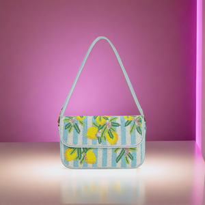 Nueva colección, bandolera con cuentas Bohemias de diseñador de estilo bohemio indio para mujer, bolso de hombro hecho a mano de noche de glowin fashion - Product Image 5