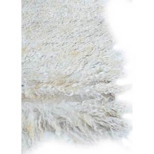 Tapis en laine noué à la main Zuri Ivory Pae-292, couleur unie, motif puzzle rectangulaire, pour usage domestique, salon, couloir, entrée, adolescents - Product Image 4