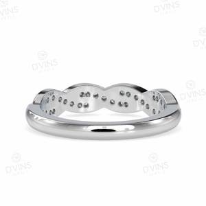 14/18k or blanc Designer rond laboratoire cultivé diamant bague de fiançailles pour les femmes Style classique mariage et bijoux de fête - Product Image 4