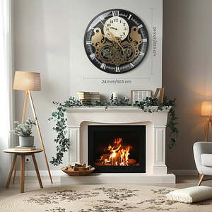 Classical Design Metal Wall <b>Clock</b> Custom Size Best Quality Iron Wall <b>Clock</b> for Modern Homes from India - Product Image 3