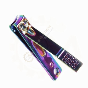 <b>Professional</b> Stainless Steel <b>Nail</b> <b>Clipper</b> with Gold Color Laser Logo Hot Selling Cuticle Fingers Nipper - Product Image 4