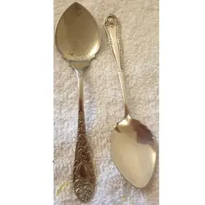 Cuchara DE BODA gris elegante de acero inoxidable de la India, cubiertos perfectos para el hogar, utensilios de cocina, artículos de Hotel, accesorio de cubiertos - Product Image 6