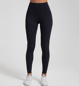 เลกกิ้งออกกำลังกายในยิมไร้รอยต่อสำหรับผู้หญิงเลกกิ้งออกกำลังกายโยคะเอวสูงโลโก้กำหนดเองได้ - Product Image 4