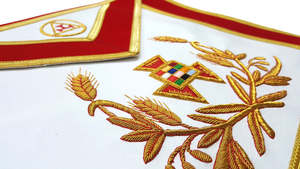 Haute qualité personnalisé maçonnique Regalia brodé degré tabliers vêtements respirant maître maçonnique tablier - Product Image 5