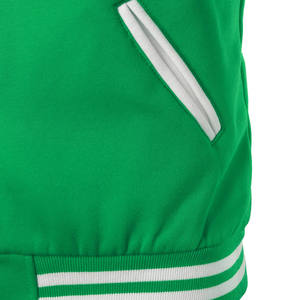 Venta al por mayor de alta calidad Unisex de gran tamaño Varsity en blanco bordado de algodón chaqueta de bombardero Casual Otoño Invierno chaqueta y abrigos prendas de vestir - Product Image 5