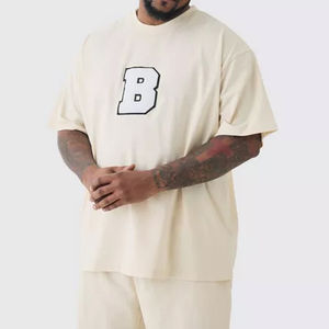 Logo personnalisé imprimé hommes décontracté été survêtement respirant vers le bas épaule manches Shorts deux pièces ensemble avec chemises service OEM - Product Image 6