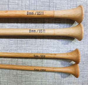 เข็มถักแบบสั่งทำ,เข็มถักขนาด25ซม. 8มม. สำหรับส่งออกจากอินเดีย - Product Image 5