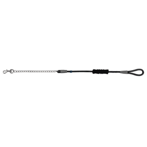 CORREA NYLON Round <b>Dog</b> <b>Leash</b> with Handle and Metal Chain Comfortable Nylon Pet <b>Leash</b> for Easy Walking - Product Image 3