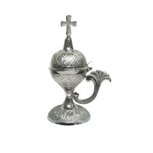 Brûleur d'encens unique de conception artisanale, en acier inoxydable fait à la main, couleur or, Mabkhar à prix raisonnable - Product Image 2