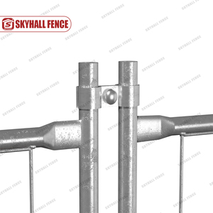 Barrière provisoire mobile galvanisée <span class=keywords><strong>de</strong></span> construction avec les bases en plastique Anti-UV - Product Image 3