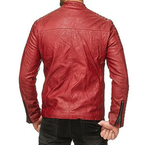 Veste en cuir d'hiver pour hommes High Street Fashion tissu à capuche avec des caractéristiques chaudes grande taille vêtements de plein air - Product Image 6