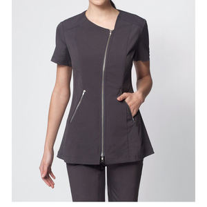 2025ชุดเครื่องแบบพนักงานเสริมสวยชุดเครื่องแบบทำงานชุดยูนิฟอร์มเสื้อคลุมสำหรับร้านทำโรงแรม - Product Image 5