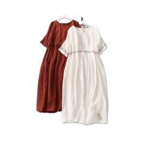 Vestido Midi Elegante para Mujer, Color Sólido, Estampado Digital, Tejido de Punto, Ajustado, Espalda Descubierta, Mangas de Malla, Informal, para Fiesta, Moda, Liso - Product Image 2