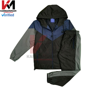 Conjunto Deportivo de 2 Piezas para Hombre, Chaqueta con Cremallera Completa y Pantalones Jogger, Ropa Deportiva Ligera y Transpirable para Correr, Entrenar y Hacer Ejercicio - Product Image 3