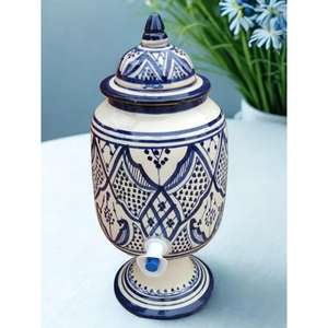 Tajine marocain authentique fait main en céramique, pot de cuisson traditionnel pour four et cuisinière, résistant à la chaleur, écologique pour cuisines - Product Image 1