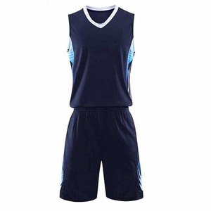 Nouvelle tenue de basketball Bsci personnalisée, respirante, anti-bactérienne, anti-UV, réversible, avec broderie et impression par transfert thermique - Product Image 1