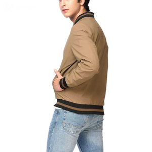 Chaqueta de bombardero para hombre de etiqueta privada cómoda y transpirable para uso en exteriores al mejor precio - Product Image 4