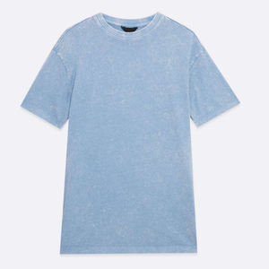Prix de gros Vêtements décontractés T-shirt uni à manches courtes pour femmes délavés à l'acide Meilleur design T-shirt le plus vendu pour femmes à séchage rapide délavés à l'acide - Product Image 5