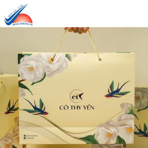 ถุงกระดาษพิมพ์คุณภาพสูง-ด้ามจับเสริมสำหรับแบรนด์แฟชั่นร้านเครื่องประดับร้านความงามและของขวัญขององค์กร - Product Image 2