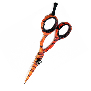 Ciseaux de coiffure professionnels ciseaux de Salon en acier inoxydable longue poignée vis réglable doigt noir fournitures de Salon de coiffure - Product Image 3