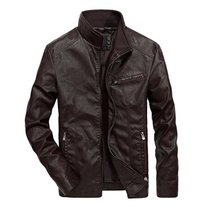 Chaqueta de Cuero Genuino de la Mejor Calidad para Hombre, Chaquetas de Cuero para Motociclistas, Abrigo Informal, Chaqueta Bomber para Hombre - Product Image 1