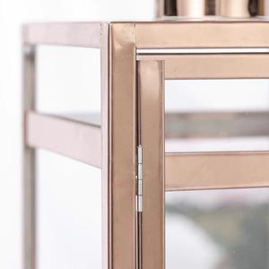 El mejor artesano hecho a mano, linterna de acero inoxidable de oro rosa, iluminación festiva Interior del hogar, portavelas decorativo de Metal - Product Image 5