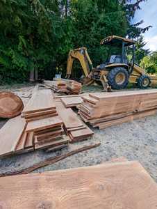Tablas de Madera Maciza en Oferta, Forma Rectangular, Origen Estadounidense, Construcción de Sauna, Madera de Roble y Abeto de Alta Calidad, Madera de Cedro Douglas - Product Image 2