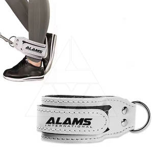 อุปกรณ์นิรภัยสำหรับฟิตเนสสายรัดข้อเท้ารูปตัว D ทำจากหนังวัวออกแบบได้ตามต้องการ - Product Image 3