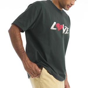 เสื้อยืดทรงบ็อกซี่พิมพ์ลายพัฟฟ์ผ้าคอตตอน 220 แกรม ผลิตตามสั่ง ราคาขายส่ง เสื้อยืดพิมพ์ลายพัฟฟ์เนื้อหนา - Product Image 5