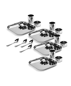 Juego de cena de acero real Juego de cena de acero inoxidable ecológico personalizable a precios competitivos - Product Image 5